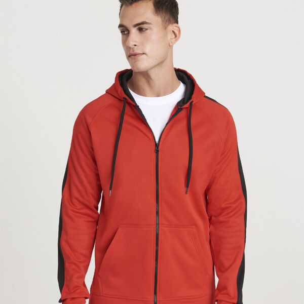 AWDis Contrast Sports Polyester Zoodie Thumbnail